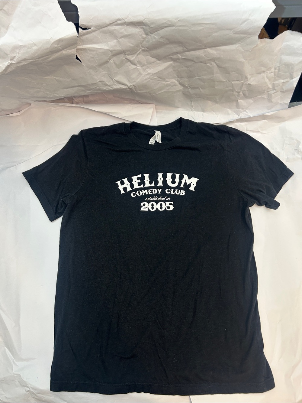 Helium Comedy Club Est. 2005 - Black Logo T‑Shirt
